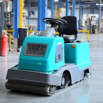 Ride-on Floor Scrubber Machine
