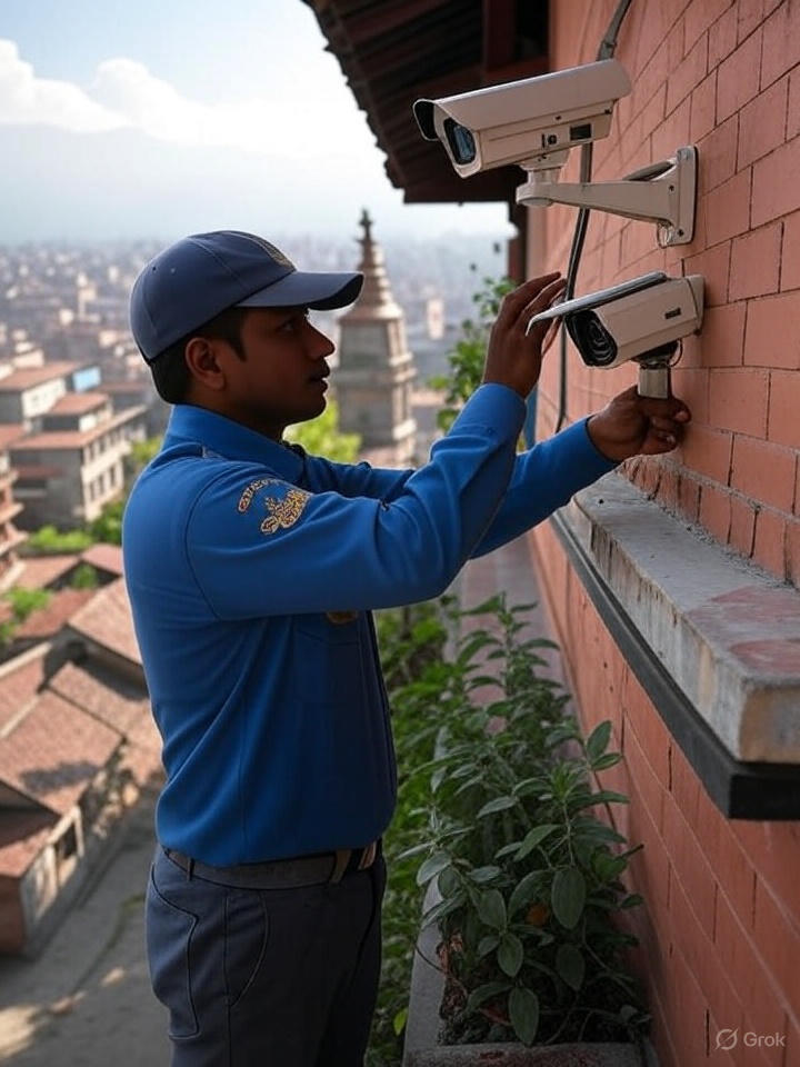 Royal Cleaning Services for CCTV Installation